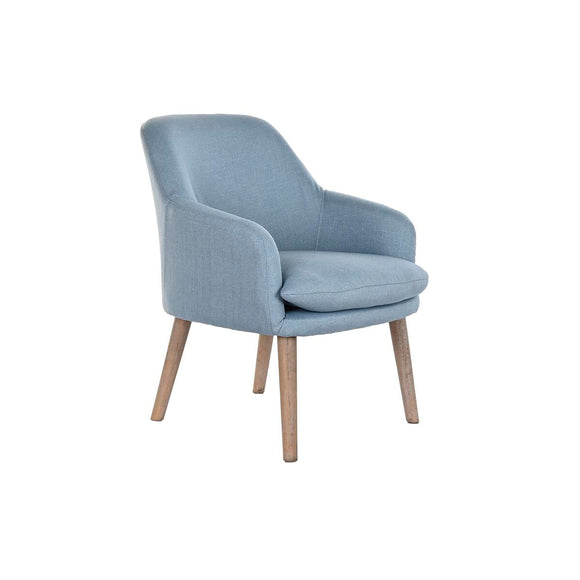 Dining Chair DKD Home Decor Blue White 61 x 68 x 78 cm-0