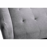 Sofabed DKD Home Decor Grey Polyester Wood Plastic Modern Scandi 190 x 75 x 75 cm-4