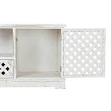 TV furniture DKD Home Decor White 140 x 40 x 54 cm Fir-4
