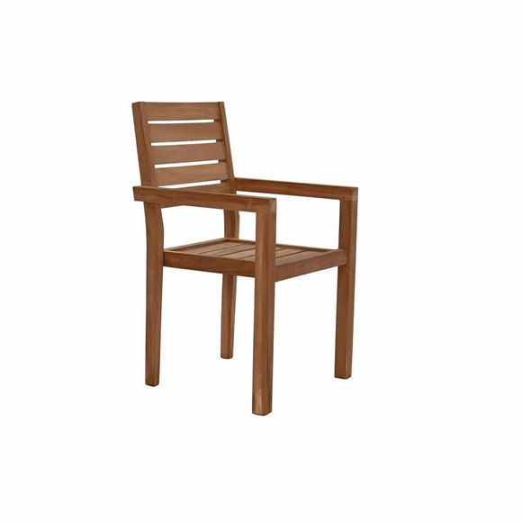 Garden chair DKD Home Decor Brown Teak 58 x 48 x 91 cm (58 x 48 x 91 cm)-0