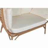 Garden sofa DKD Home Decor White Brown Steel synthetic rattan 130 x 68 x 146 cm-4