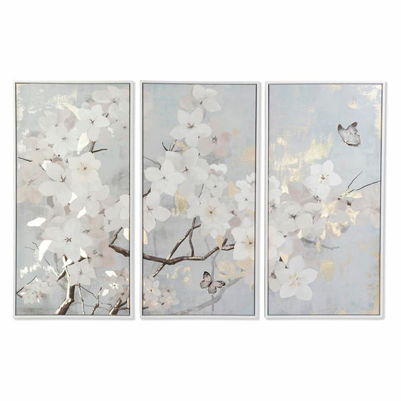 Set of 3 pictures DKD Home Decor Tree Oriental 150 x 4 x 100 cm-0