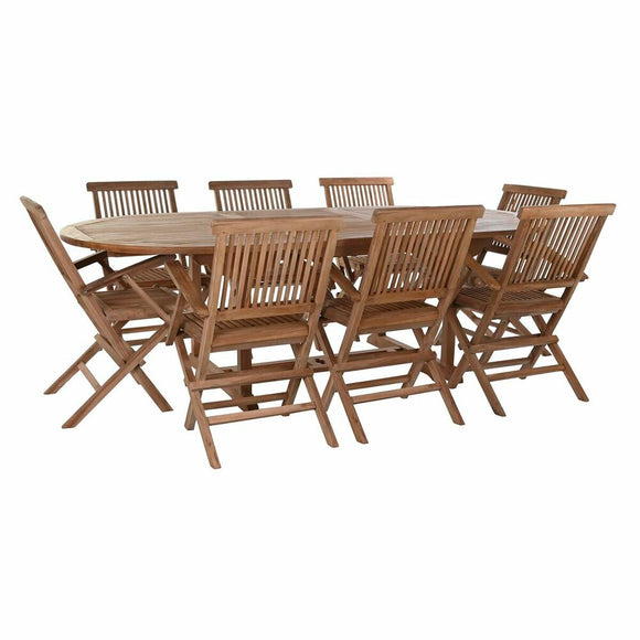 Table set with chairs DKD Home Decor 90 cm 180 x 120 x 75 cm-0