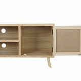 TV furniture DKD Home Decor 130 x 40 x 60 cm Fir Natural Golden Metal MDF Wood-4