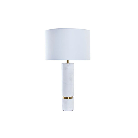 Desk lamp DKD Home Decor White Golden Metal Marble 50 W 220 V 41 x 41 x 76 cm-0