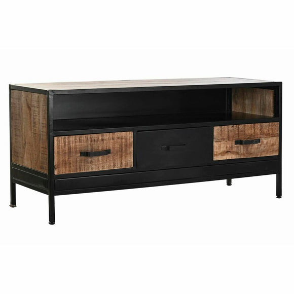 TV furniture DKD Home Decor Metal Mango wood (125 x 40 x 55 cm)-0
