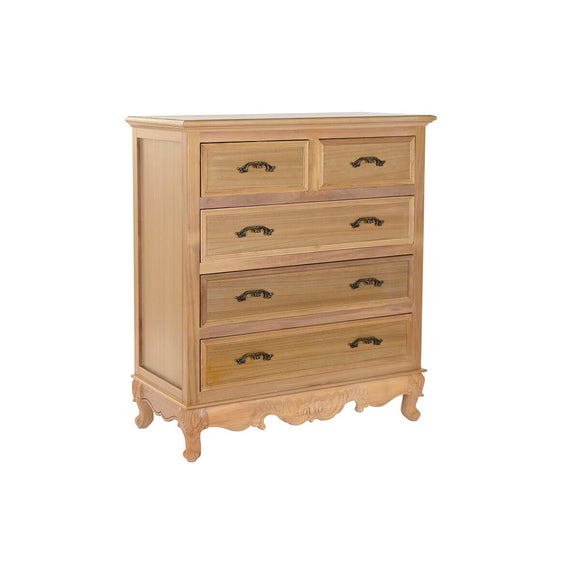 Chest of drawers DKD Home Decor 78,5 x 38 x 90 cm Fir Natural Romantic MDF Wood-0
