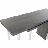 Desk DKD Home Decor Natural Grey Metal MDF (150 x 120 x 75 cm)-1