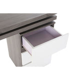 Desk DKD Home Decor Natural Grey Metal MDF (150 x 120 x 75 cm)-8