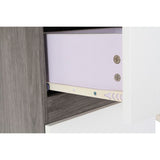 Desk DKD Home Decor Natural Grey Metal MDF (150 x 120 x 75 cm)-7