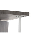 Desk DKD Home Decor Natural Grey Metal MDF (150 x 120 x 75 cm)-3