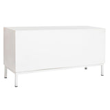 TV furniture DKD Home Decor Golden Metal White Mango wood 120 x 40 x 60 cm-5