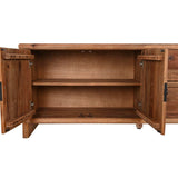 TV furniture DKD Home Decor Recycled Wood (156 x 44 x 65 cm)-1