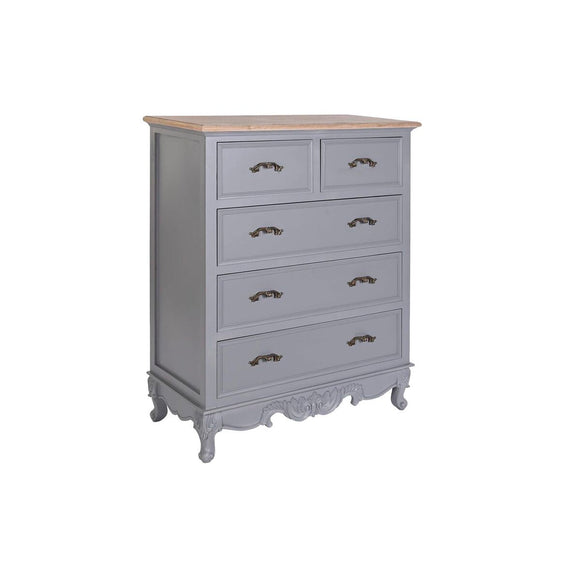 Chest of drawers DKD Home Decor Grey MDF Wood (80 x 40 x 96 cm)-0