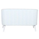 Sofa DKD Home Decor Blue White Sky blue Metal Stripes Mediterranean 130 x 68 x 78 cm-4