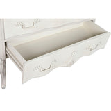 Chest of drawers DKD Home Decor Cream Mango wood MDF Wood Romantic 123 x 50 x 80 cm-1