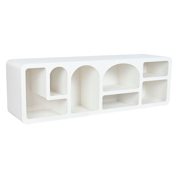 TV furniture DKD Home Decor Fir White 160 x 40 x 50 cm MDF Wood-0