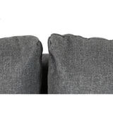 Chaise Longue Sofa DKD Home Decor Grey Metal Modern 276 x 152,5 x 84 cm-8
