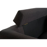 Chaise Longue Sofa DKD Home Decor Grey Metal 250 x 160 x 85 cm-6
