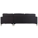 Chaise Longue Sofa DKD Home Decor Grey Metal 250 x 160 x 85 cm-2