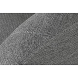 Sofa DKD Home Decor Black Grey Foam Wood Metal Velvet Scandi 129 x 75 x 73 cm-4