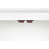 TV furniture DKD Home Decor White Natural Fir MDF Wood 130 x 24 x 51 cm-3