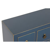 TV furniture DKD Home Decor Blue Golden Fir MDF Wood 130 x 24 x 51 cm-9