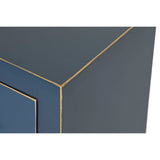 TV furniture DKD Home Decor Blue Golden Fir MDF Wood 130 x 24 x 51 cm-8