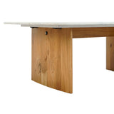 Centre Table Home ESPRIT Marble Mango wood 120 x 70 x 45 cm-6