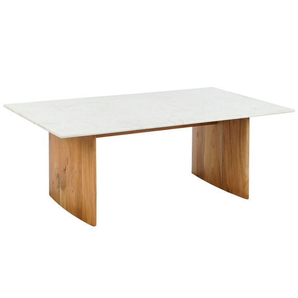 Centre Table Home ESPRIT Marble Mango wood 120 x 70 x 45 cm-0