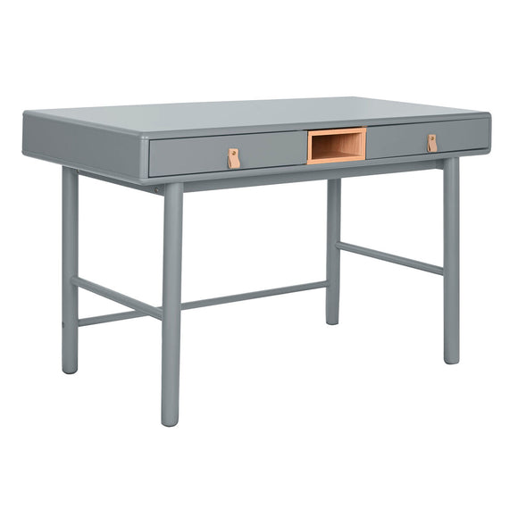 Desk Home ESPRIT Blue Grey MDF Wood 120 x 60 x 75 cm-0