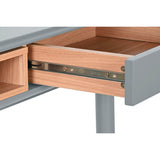 Desk Home ESPRIT Blue Grey MDF Wood 120 x 60 x 75 cm-5