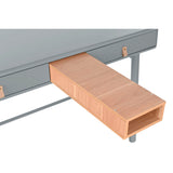 Desk Home ESPRIT Blue Grey MDF Wood 120 x 60 x 75 cm-4