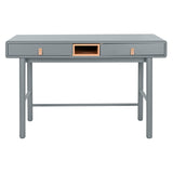 Desk Home ESPRIT Blue Grey MDF Wood 120 x 60 x 75 cm-1