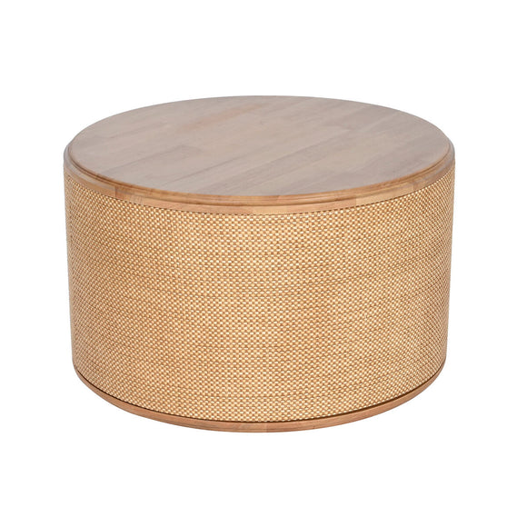 Small Side Table Home ESPRIT Natural Rope Fir 70 x 70 x 42 cm-0