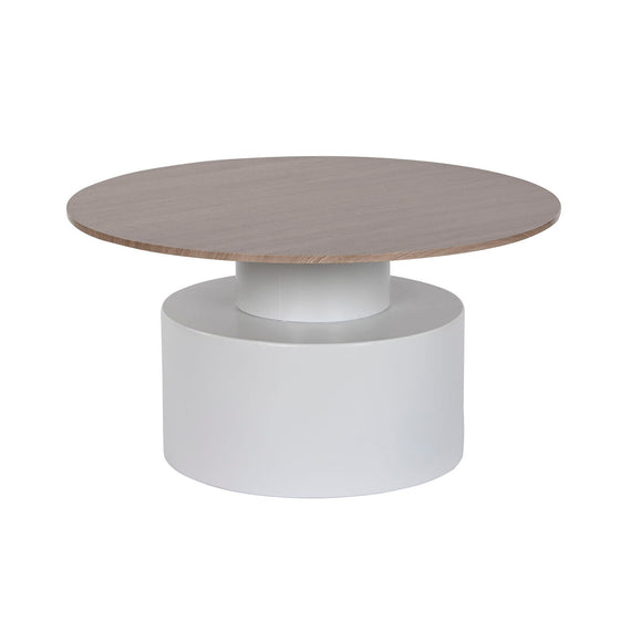 Centre Table Home ESPRIT Metal MDF Wood 80 x 80 x 42 cm-0