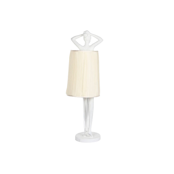 Floor Lamp Home ESPRIT White Resin 50 W 220 V 46 x 41 x 137,5 cm-0