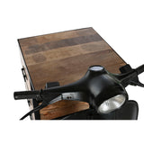 Chest of drawers Home ESPRIT Brown Black Iron Mango wood Motorbike Loft Worn 100 x 68 x 105 cm-12