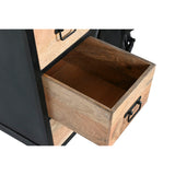 Chest of drawers Home ESPRIT Brown Black Iron Mango wood Motorbike Loft Worn 100 x 68 x 105 cm-4
