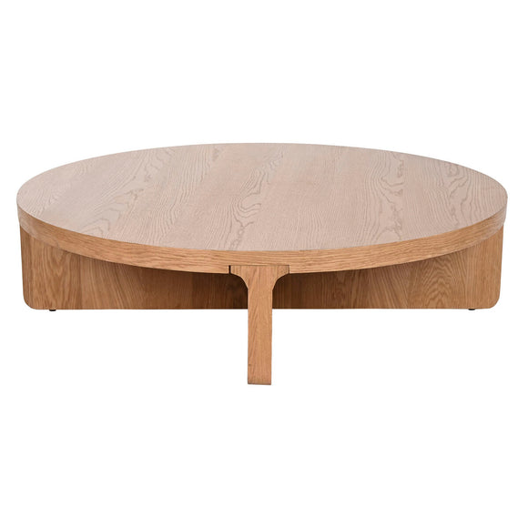Centre Table Home ESPRIT Natural oak wood 121 x 121 x 32 cm-0