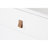 TV furniture Home ESPRIT White Natural polypropylene MDF Wood 140 x 40 x 55 cm-6
