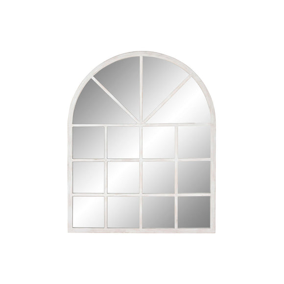 Wall mirror Home ESPRIT White Fir Mirror Neoclassical Window 150 x 3,5 x 186 cm-0