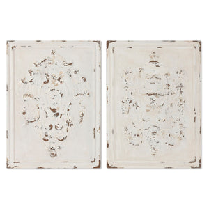 Wall Decoration Home ESPRIT White Neoclassical Stripped 58 x 4,5 x 78 cm (2 Units)-0