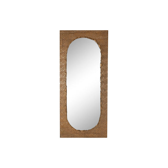 Wall mirror Home ESPRIT Golden Metal 80 x 6 x 180 cm-0