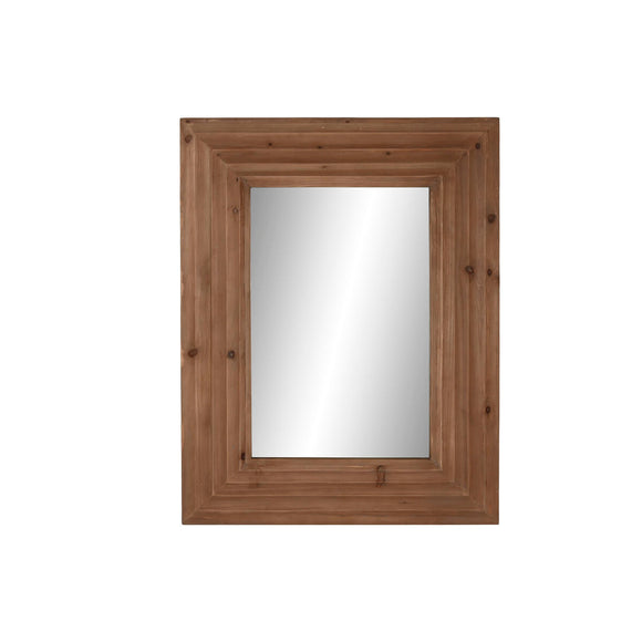 Wall mirror Home ESPRIT Brown Natural Fir Modern 104 x 9 x 135 cm-0