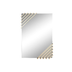 Wall mirror Home ESPRIT Golden Crystal Iron 63 x 6 x 93 cm-0