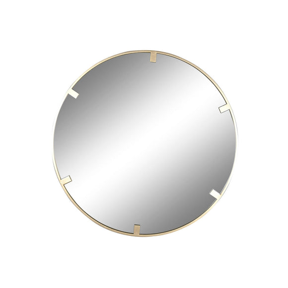 Wall mirror Home ESPRIT Golden Crystal Iron 122 x 4 x 122 cm-0