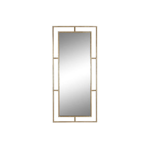 Wall mirror Home ESPRIT Golden Crystal Iron Modern 96 x 5 x 208 cm-0
