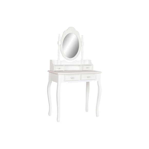 Dresser Home ESPRIT White ABS Mirror MDF Wood 75 x 42 x 140 cm-0