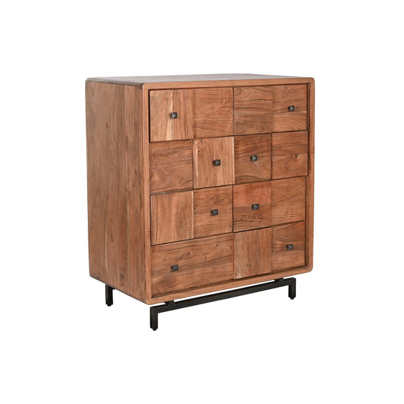 Chest of drawers Home ESPRIT Brown Natural Metal Acacia Modern 87 x 47 x 100 cm-0